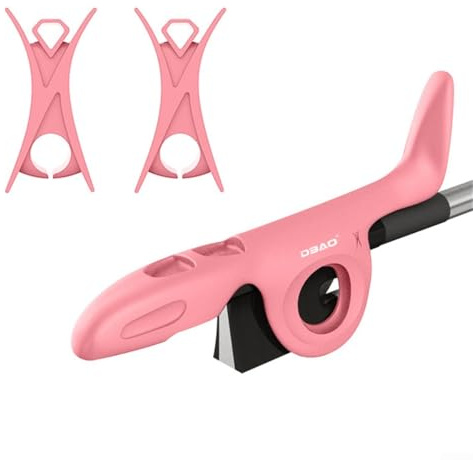 Support d'archet de violon pour débutants – Correcteur de posture en silicone avec guides de doigts réglables, compatible avec violon standard (rose)