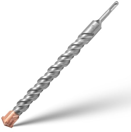 SDS Plus Professionell Hammarborr Betongborr Med 4 Hårdmetallskärande Kakelborr Metallborr Stenborr Betongborr Slagborrborrning för Betong, Natursten, Tegelvägg 30mm x 350mm