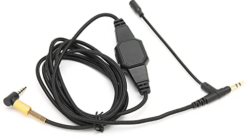 EIMSOAH Boom Mic Cable Professional Headset Cord with Microphone for V-MODA MSR7 H6, Background Noise Reduction for Gaming and Communication