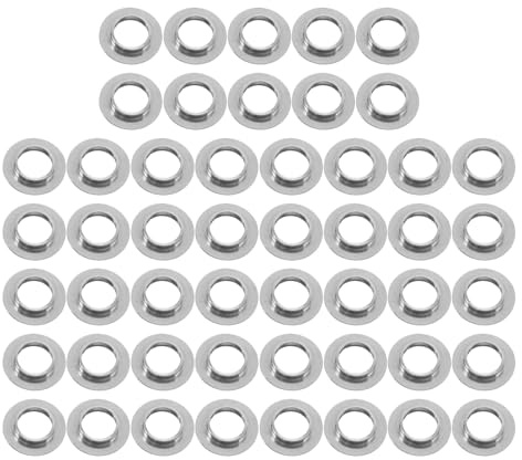JECOMPRIS 50 Pezzi Rondelle Convesse in Acciaio Inox per Fissaggio Viti Occhiali, Guarnizioni per Riparazione Montature Leggere e Resistenti, Accessori Occhiali per Uso Industriale