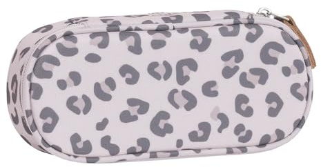 Beckmann Schlampermäppchen City Oval Pencil Case Leopard beige