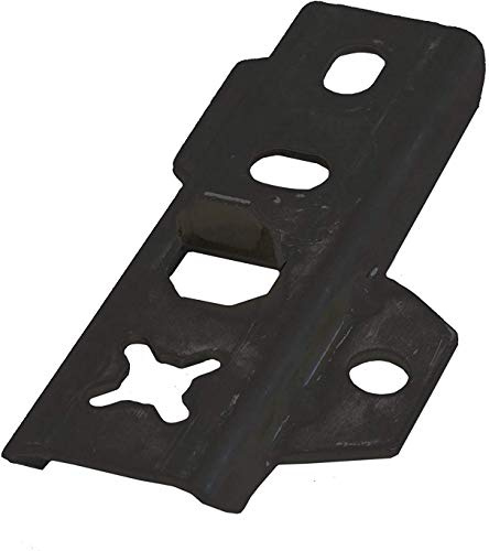 DILA 2 Terrassen-Befestigungssystem 17 mm Edelstahl schwarz (400)