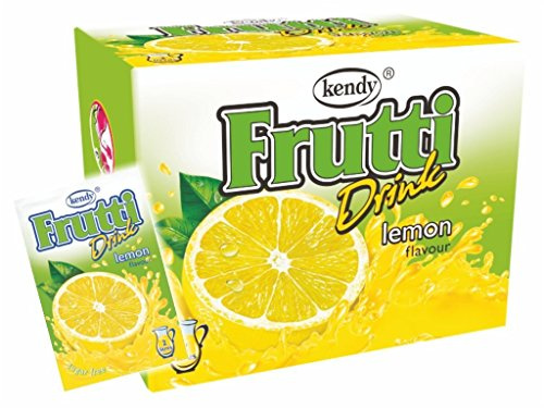 Frutti Instant Getränkepulver ohne Zucker - Geschmackrichtung: Lemon Zitrone 24er Packung