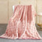 SHANNA Soft Warm Rabbit Plush Fleece Blankets Thick 1000 GSM Throws for Sofa Large Fluffy Versatile Blanket Bed Throw for Bedroom, Couch, Travel, Kids, Camping (Pink, 130 * 160cm)