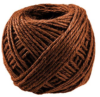 Spago di iuta colorato, corda di canapa intrecciata, artigianato fai-da-te e spago per confezioni regalo, decorazioni per bottiglie, decorazioni da giardino creative con materiali tessuti a mano, 40 m