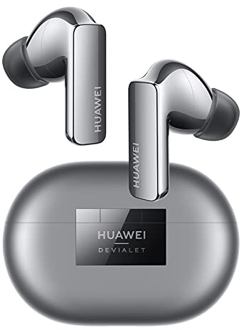HUAWEI FreeBuds Pro 2, Dual-Lautsprecher mit True Sound, Pure Voice, Intelligentes ANC 2.0, Triple Adaptive EQ, HWA- und Hi-Res Wireless-Zertifizierung, Deutsche Version, Silver Frost