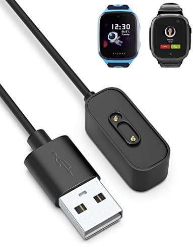 BICMICE 1M ladekabel Kompatibel mit Xplora X5/X5 Play/X4 Smartwatch Ladegerät,Magnetisches USB Ladestation Kabel für Xplora Kinder Watch