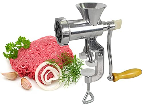 Tritacarne Manuale Per Salsicce Domestico Commerciale, Tritacarne Portatile In Acciaio Inox Con Clip Di Fissaggio,Tritacarne Manuali In Lega Di Alluminio Per Carne Di Maiale, Pollo, Pepe, Funghi