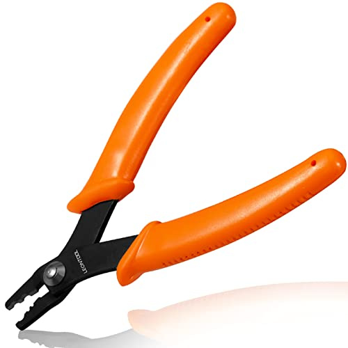 LEONTOOL Mini Bead Crimping Pliers 5 Inches Bead Crimper Tools 2 Notches for Jewelry Making Jewelry Crimping Tool Bead Crimping Tool for 2mm & 3mm Beads and Micro Tubes Wire Craft DIY Projects