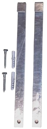 Gitterrost Lichtschachtsicherung Einhängebügel verzinkt zum Verschrauben 1 Paar = 2 Stück