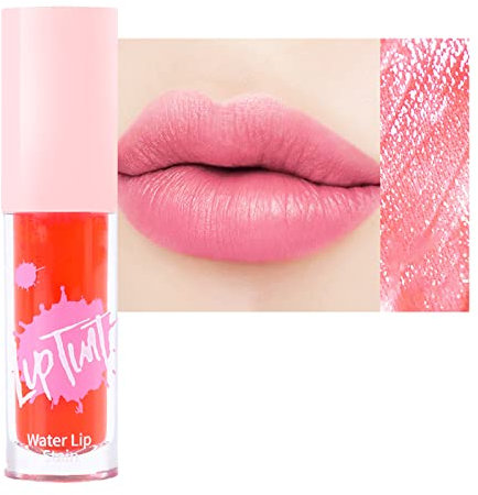 Lip Stain, Waterproof Lip Tint High Pigmented Lip Stain Long Lasting, Quick Dry Non-Stick Cup Lip Hydrated Lip Tint Stain, 2-In-1 Smooth Easy To Apply Water Tint For Lip & Cheek (01, One Size)