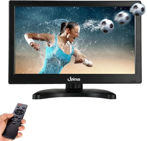Upinva 11,6 Zoll Monitor CCTV Display Sicherheit Bildschirm Sicherheitskamera Multifunktions HDMI AV BNC VGA Eingang USB-Schnittstelle Computermonitor 1920 x 1080 Full HD