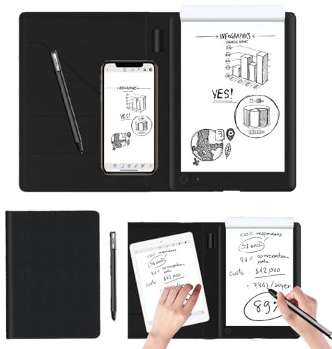 Note à carnet numérique avec stylo et papier, dessin tablette Aucun ordinateur nécessaire, tablette électronique Blocotaire numérique rechargeable pour la prise de notes, l'art numérique et la réunion
