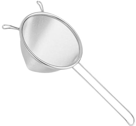 Passoires à Maille Fine | Outil de Filtre en Acier Inoxydable Adapté au Lave-Vaisselle - à Maillage Fin avec Manche pour Aliments Thé Pâtes Fruits Légumes Cuisine,Matcha Pâtisserie
