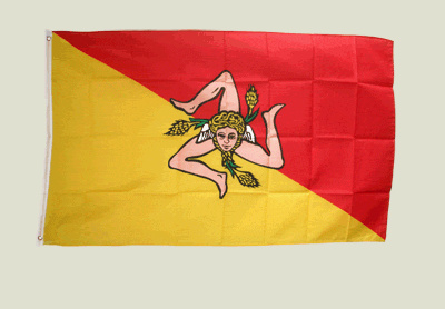 Flagge Italien Sizilien - 90 x 150 cm [Misc.]