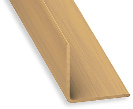 CQFD Cornière PVC chêne clair 20x20mm 1m