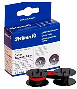 Kompatibel Pelikan Farbband Nylon schwarz/rot (520866)