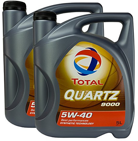 2x MOTORÖL TOTAL QUARTZ 9000 5W-40 5L
