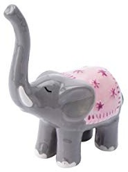 Ringhalter Ellie The Elephant Ringhalter Keramik | Ringständer | Schmuckorganizer | Lieferung in Geschenkbox | Elefanten | GB04424