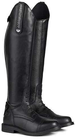 HORZE Femme, Bottes d'équitation Verona, Aspect Cuir, Bracelets Amovibles