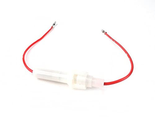 BGM Sicherung mit Halter 10A, kompatibel mit Scooter, Roller, Moped, Vespa | Universal Ersatz-Sicherungshalter für 10A Sicherung; kompatibel mit Lambretta, Motorrad, BGM Ersatz-Halter mit 10A Sicherung