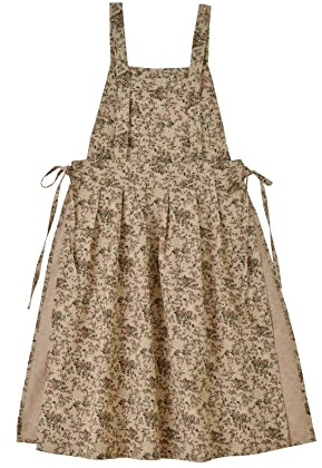 TXLFRO Pulreiush Floral Cotton Waterproof Adult Kitchen Apron Adjustable Cooking Baking Garden Chef Apron with Pocket