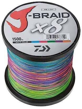 Daiwa J-Braid X8 0,06mm 4Kg 1500m Multicolor Geflochtene Schnur
