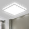 LQWELL® Plafonnier LED, IP44 Lampe de Salle de Bain Étanche Carré Plat 18W 6000K 1600LM Lampe Simple Moderne Mince pour Salon Salle de Bain Chambre Cuisine Couloir Sous-Sol Bureau, 220 * 24mm
