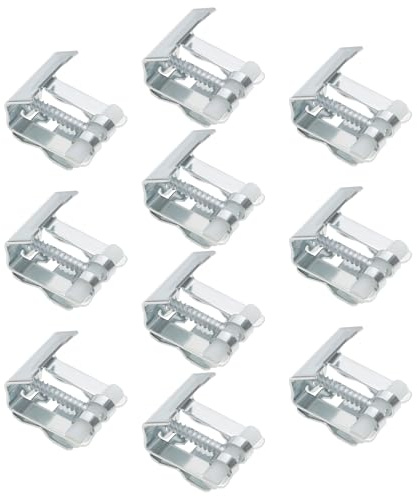 eMagTech 10 piezas de clips para fregadero de cocina, soportes de fijación para fregadero de cocina, clips de montaje para fregadero para cuarto de lavandería, fregadero de cocina, cuarto de ducha