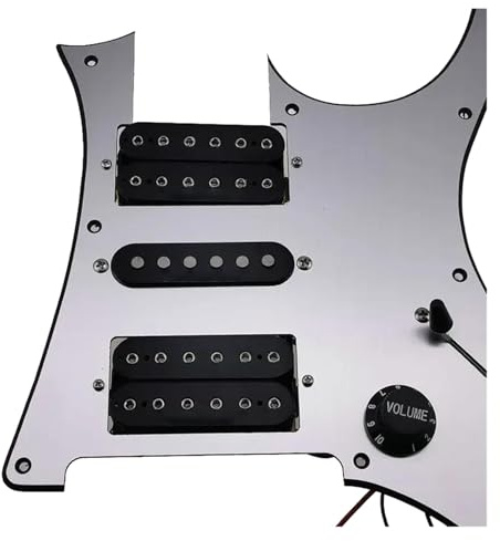 Loaded Pickguard Tonabnehmer Set Vorverdrahtetes HSH-Schlagbrett Für E-Gitarren-Tonabnehmer, 1 Set