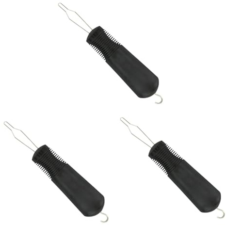Beaupretty Knopf Schliesser 3st Knopfhaken -assistent Anknöpfhilfen Knöpfe Für Kleidung Hilfsgerät Knopfanziehgerät Knopfverschluss Reißverschluss-verlängerung Knopfhilfen
