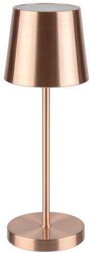 APS 17029 MERLE MINI Kabellose USB-C Tischleuchte, Fartemperatur und Helligkeit einstellbar, spritzwasssergeschützt IP 54, inkl. Dockinstation und Fernbedienung