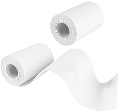 YAYODS 2 rotoli di carta da forno – 8,5 cm x 40 m di carta da forno bianca – piccolo rotolo di carta da forno – carta da forno – carta antiaderente per panini, patatine fritte, hamburger, torte