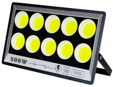 Knoruley LED Flood Light IP65 Waterproof Outdoor Projector Lamp Spotlight Wall Light Floodlight 500W