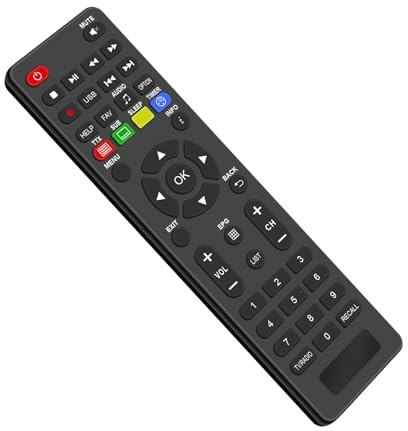 Telecomando Adatto per Telesystem TS9015 TS9016 TS9018 Decoder tivùsat | TS9018HEVC e ODE718HEVC
