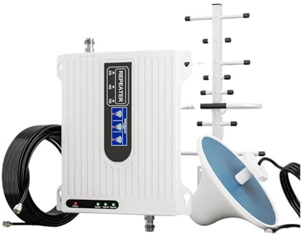 Repeater 2G 3G 4G 900 1800 2100 LTE Mobil Signalförstärkare Förstärkare DCS Bredare täckning(Yagi Host Kit)