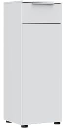 SANTORIN Aktenschrank Büroschrank in Weiß 40 x 110 x 38 cm (B/H/T)