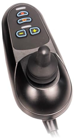 24V Elektrorollstuhl-Joystick-Controller – Mit 360°-Steuerung, 5 Geschwindigkeitsstufen, PWM-Sanftanlauf, Rampenbremsung & IPX3-Schutz