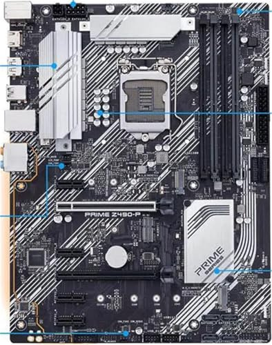 schede madri Fit For ASUS PRIME Z490-P LGA 1200 (Intel decima generazione) Intel Z490 SATA 6Gb/s ATX