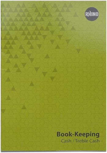 RHINO - Quaderno per contabilità formato A4, 32 pagine