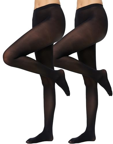 Nur Die 2er Pack Blickdicht 40 DEN Strumpfhose weiche matte Optik bequemer Bund Zwickel verstärkte Fußspitze Damen