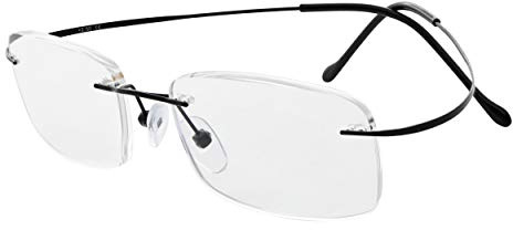 Eyekepper Titan randlose Lesebrille Leser Herren Schwarz