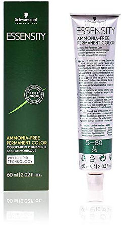 Schwarzkopf Professional Essensity Permanent Color Ammonia Free Tinte Tono 5-80 - 78 ml