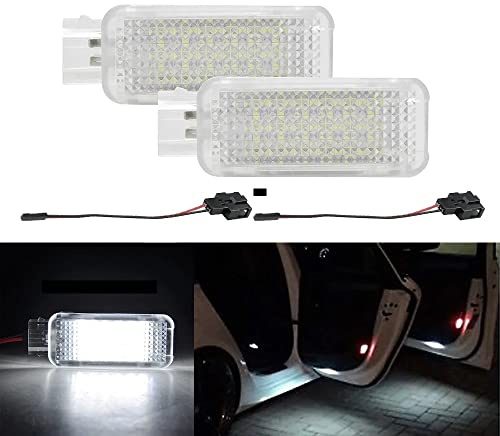 LED-Innenraum-/Fußraum-/Tür-/Kofferraumleuchte für A/udi A1 A2 A3 S3 A4 S4 | RS4 A5 S5 A6 S6 RS6 A7 S7 A8 S8 Q5 Q7 R8 TT V/W Golf Polo S/koda Fabia Octavia Roomster Superb Xenonweiß Plug&Play