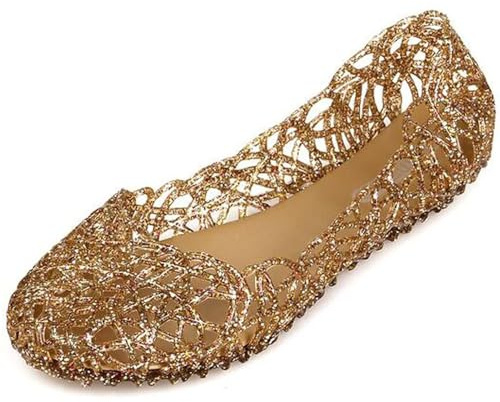 SUNAVY Sandali Donna Estive Mare Platform Sandali Antiscivolo Eleganti Moda Comode Sandalo Plastica Scarpe Donna Tacco Piatte Scarpe Ballerine