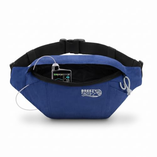 Sangle aérée, sac isotherme BreezyPacks medicine, garde vos médicaments à température ambiante, se recharge par vous-même, sans mouillage, congélation ni électricité, sac de voyage approuvé TSA, Bleu