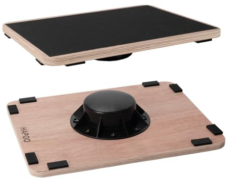 360 Grad Rotation Balance Board Wackelbrett Anti-Rutsch Balance Boards für Erwachsene Holz Rocker Board Balance Board für Physiotherapie Stehpult Kernstärke