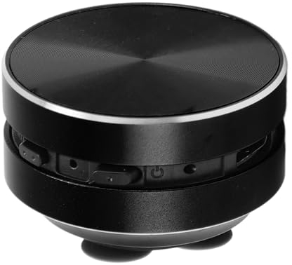 Topiky Haut-parleurs de Douche BT, Haut-Parleur Portable sans Fil avec Ventouse, Haut-Parleur à Conduction Osseuse BT, Double Haut-Parleur, Basse Stéréo, Petit Haut-Parleur, Radio FM,