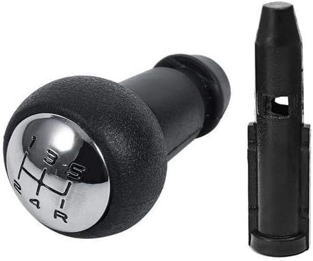 ZISONIX Pommeau De Levier De Vitesse, 5 Vitesses Manuelle pour Peugeot 106 206 306 406 107 207 301 307 308 407 2008 3008 / Citroen C2 C4 Saxo XSARA Picasso BERLING