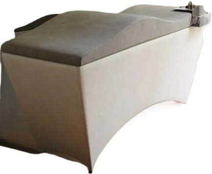 SUBLXPoten Massagebett-Topper Gebogene Matratzenauflage for Wimpernbett, Schönheitssalon, Wimpernbettmatratze, Memory Foam, Wimpernbettauflage(Grey)